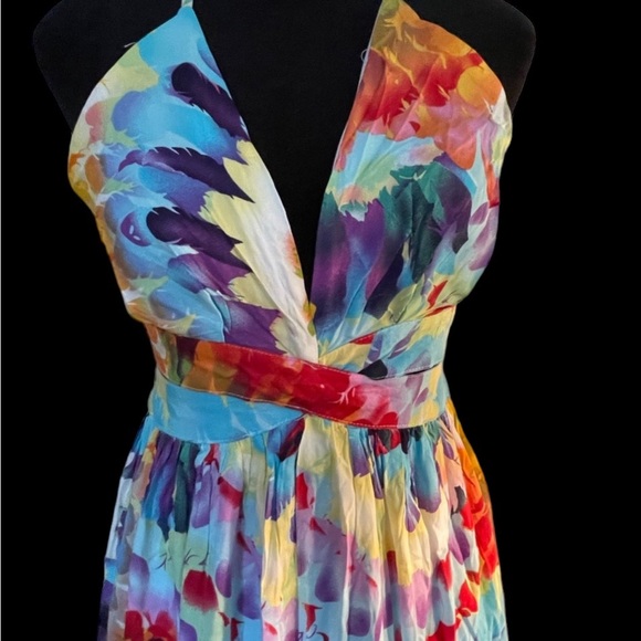 Summer dress with cutouts - Picture 2 of 4